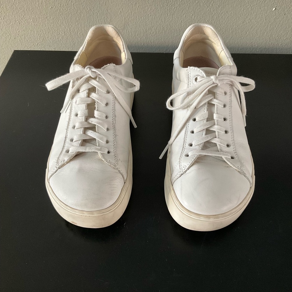 Birkenstock white womens sneakers